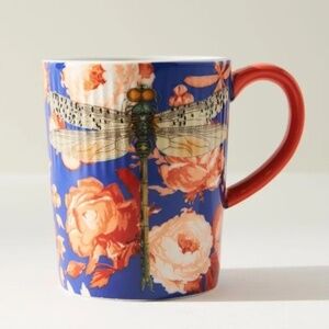 NWT Anthropologie Athalia Dragon Fly  Mug